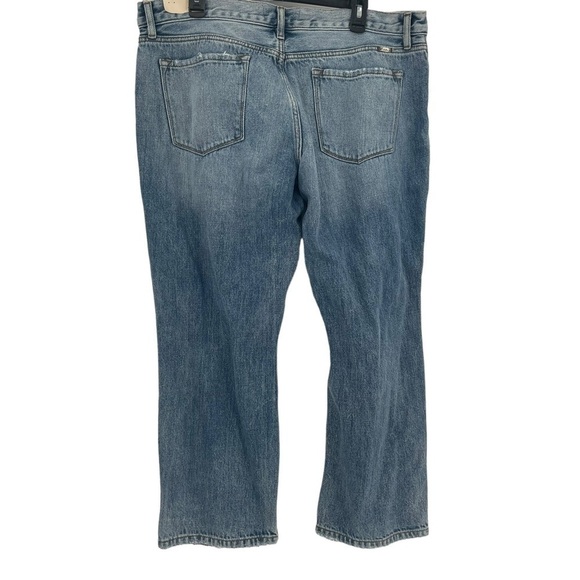 Kancan Women’s NWT No Stretch Plaid Patch Ripped Boyfriend Jeans 32x28 - Picture 5 of 12